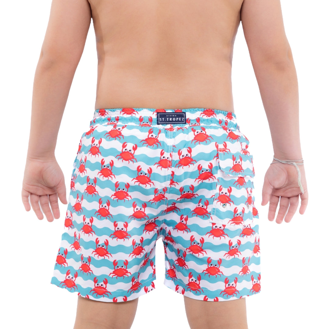 Crab Boys Board Shorts - Bistro StTropez