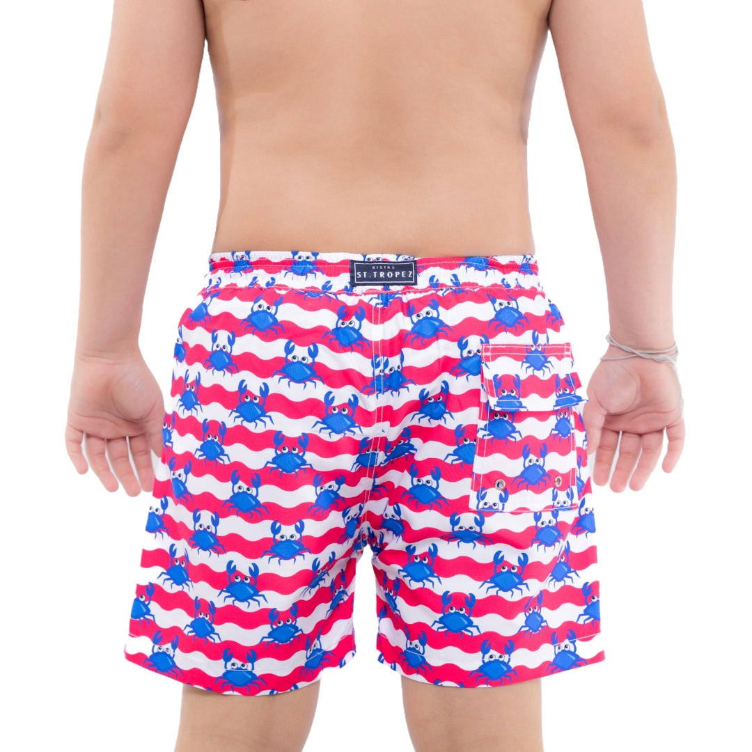 Crab Boys Board Shorts - Bistro StTropez