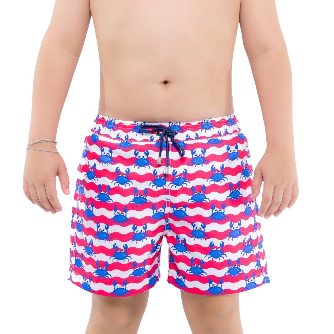 Crab Boys Board Shorts - Bistro StTropez