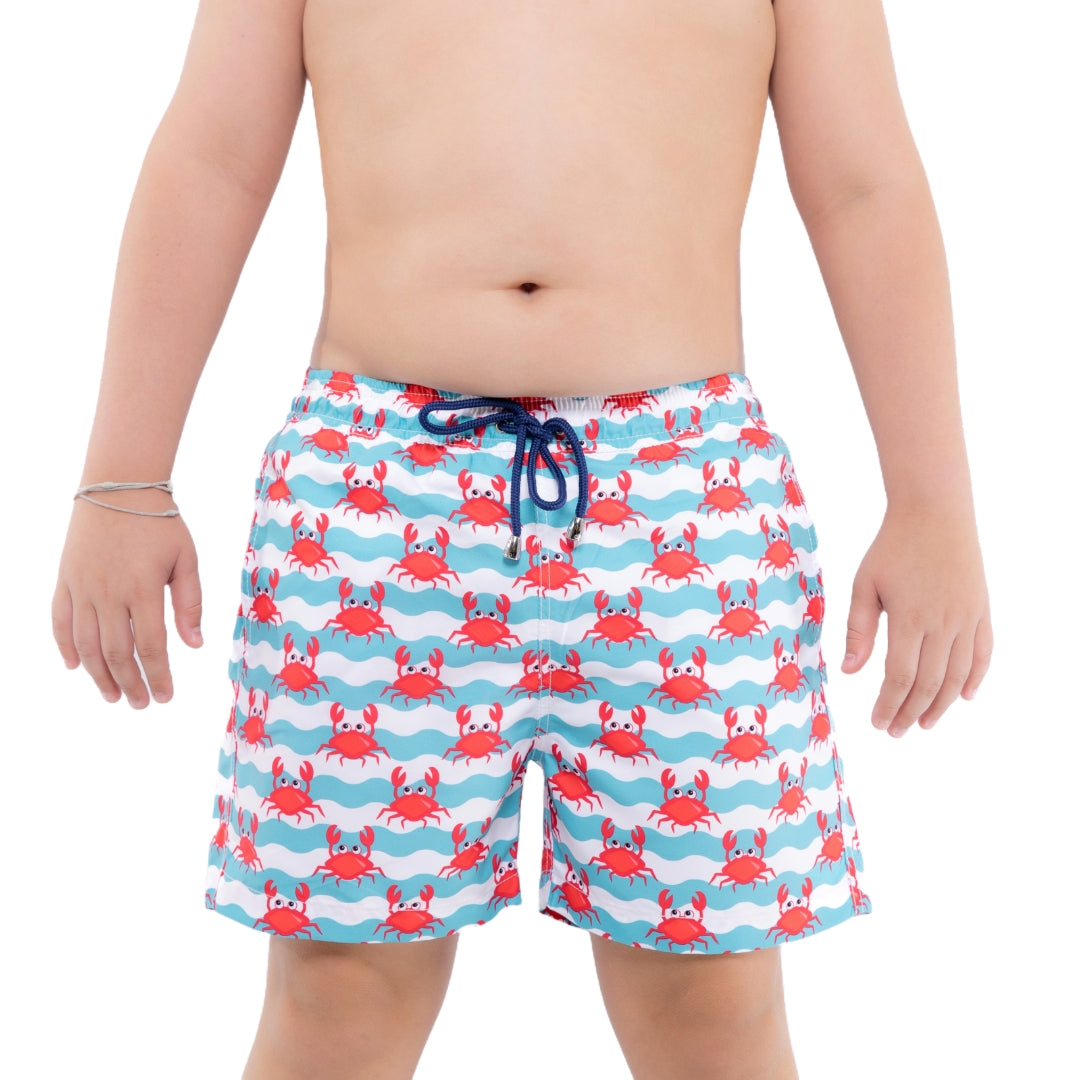 Crab Boys Board Shorts - Bistro StTropez