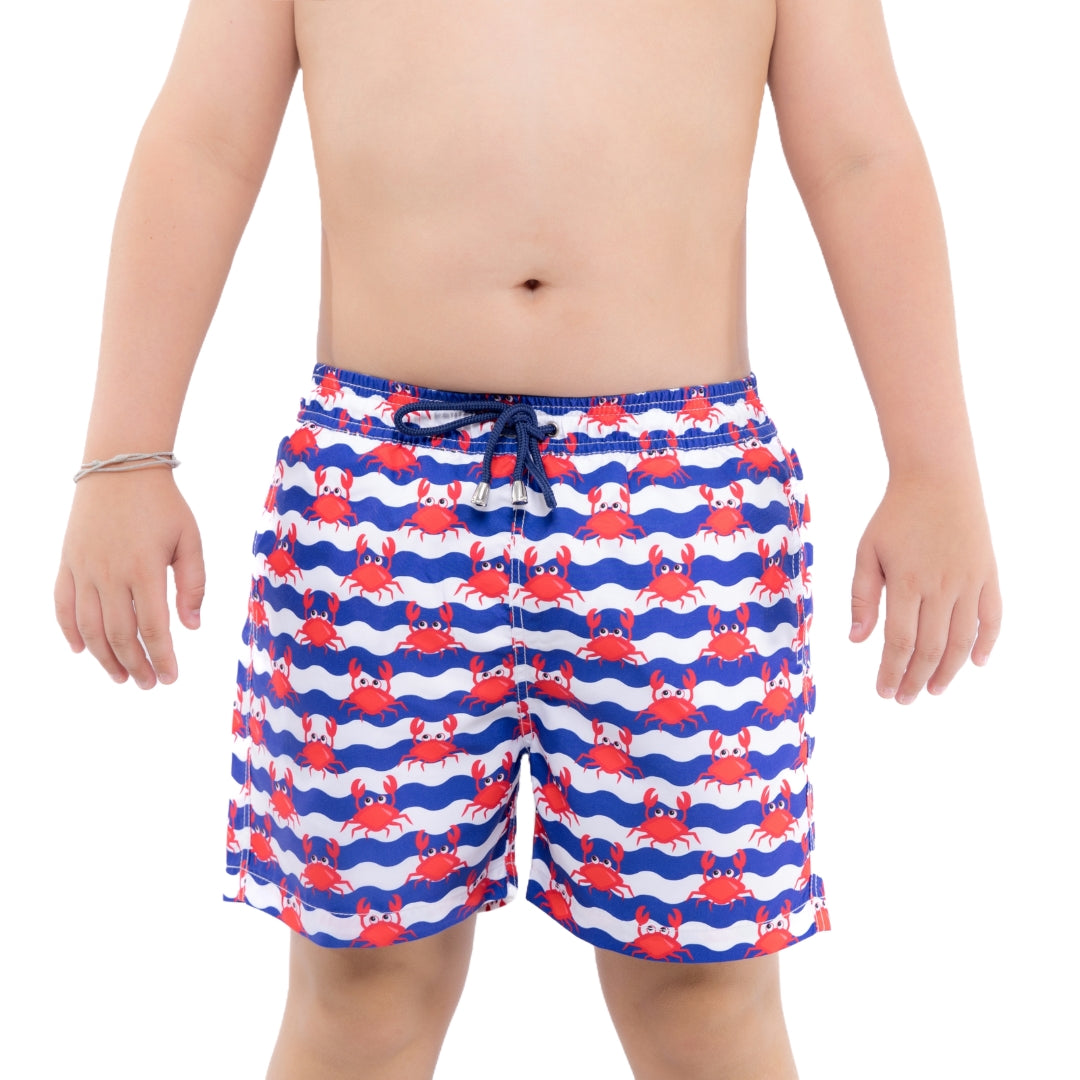 crab boys boardshorts