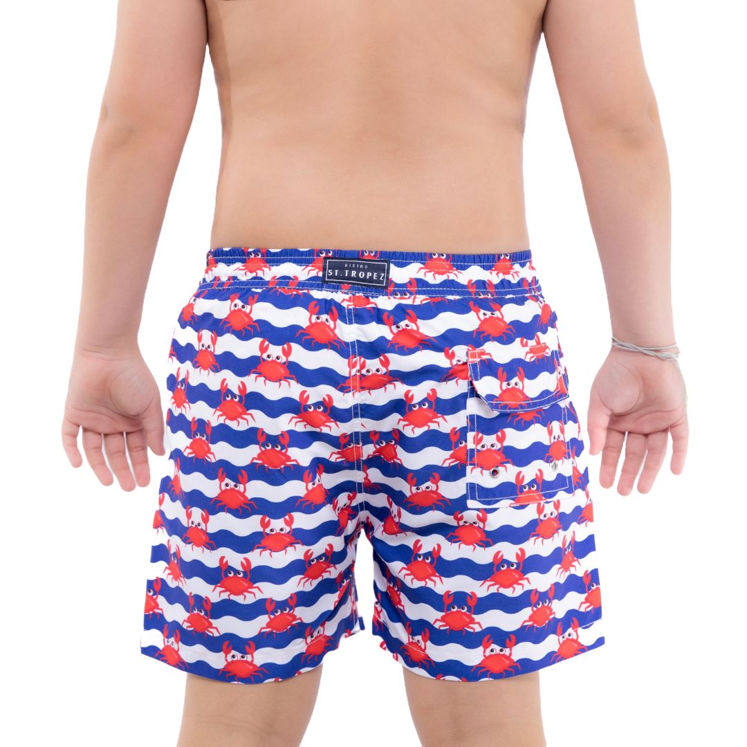 Crab Boys Board Shorts - Bistro StTropez