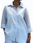 Linen Long Sleeve Shirt - Bistro StTropez