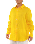 Linen Shirt Long Sleeve - Bistro StTropez