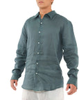 Linen Shirt Long Sleeve - Bistro StTropez