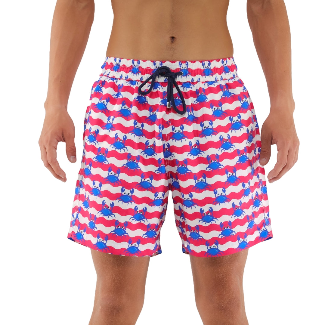Crab Board Shorts - Bistro StTropez