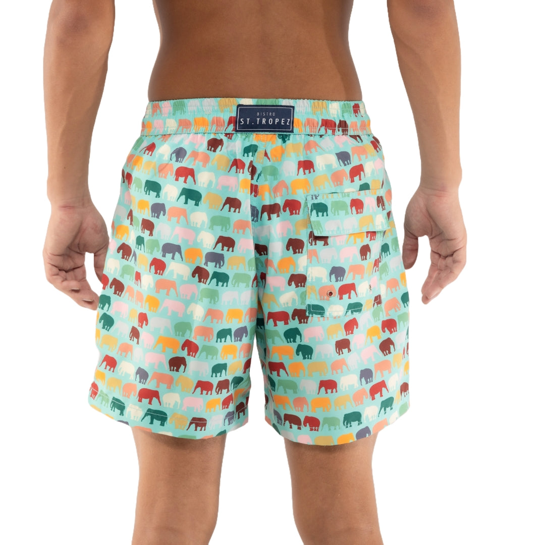 Elephant Board Shorts - Bistro StTropez