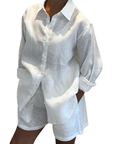 Linen Long Sleeve Shirt - Bistro StTropez