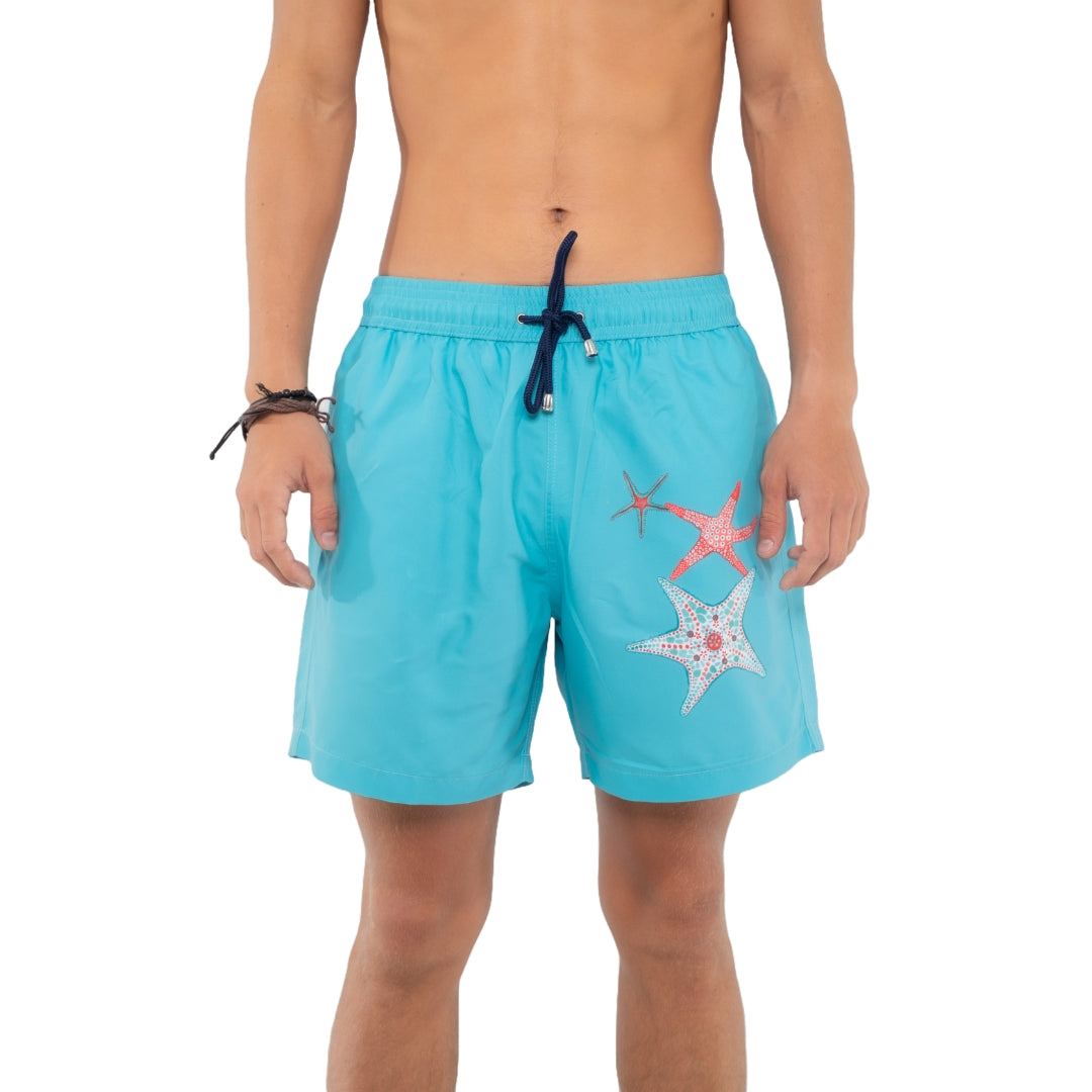 Starfish Plain Board Shorts - Bistro StTropez