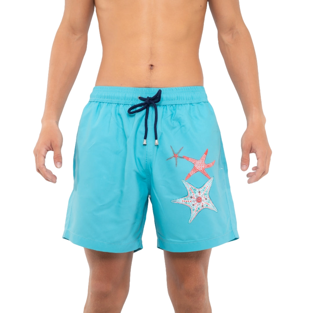 Starfish Plain Board Shorts - Bistro StTropez