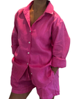 Linen Long Sleeve Shirt - Bistro StTropez