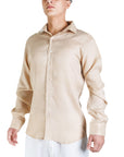 Linen Shirt Long Sleeve - Bistro StTropez