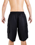Elastic Waist Linen Cargo Resort Shorts - Bistro StTropez