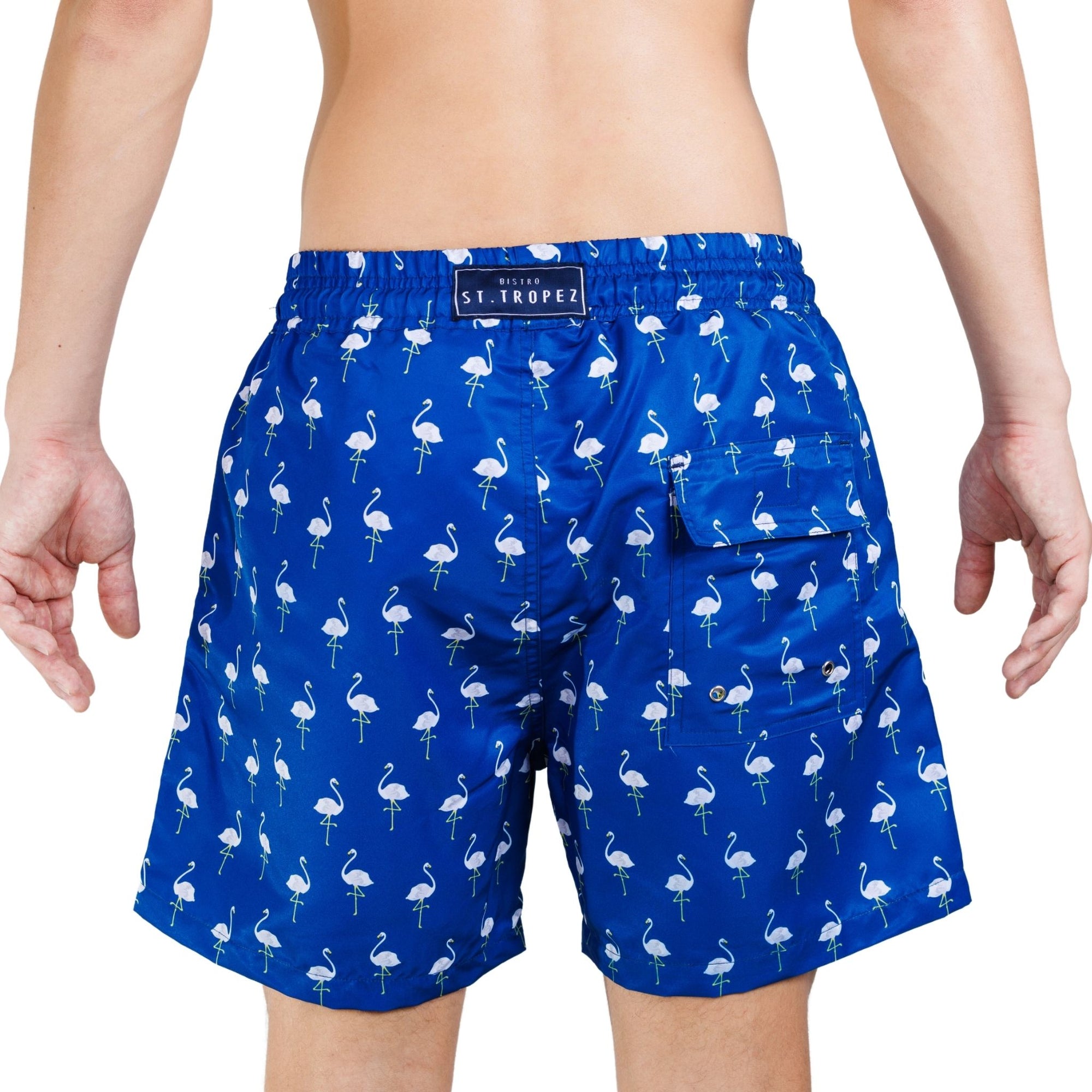 Flamingo Board Shorts - Bistro StTropez