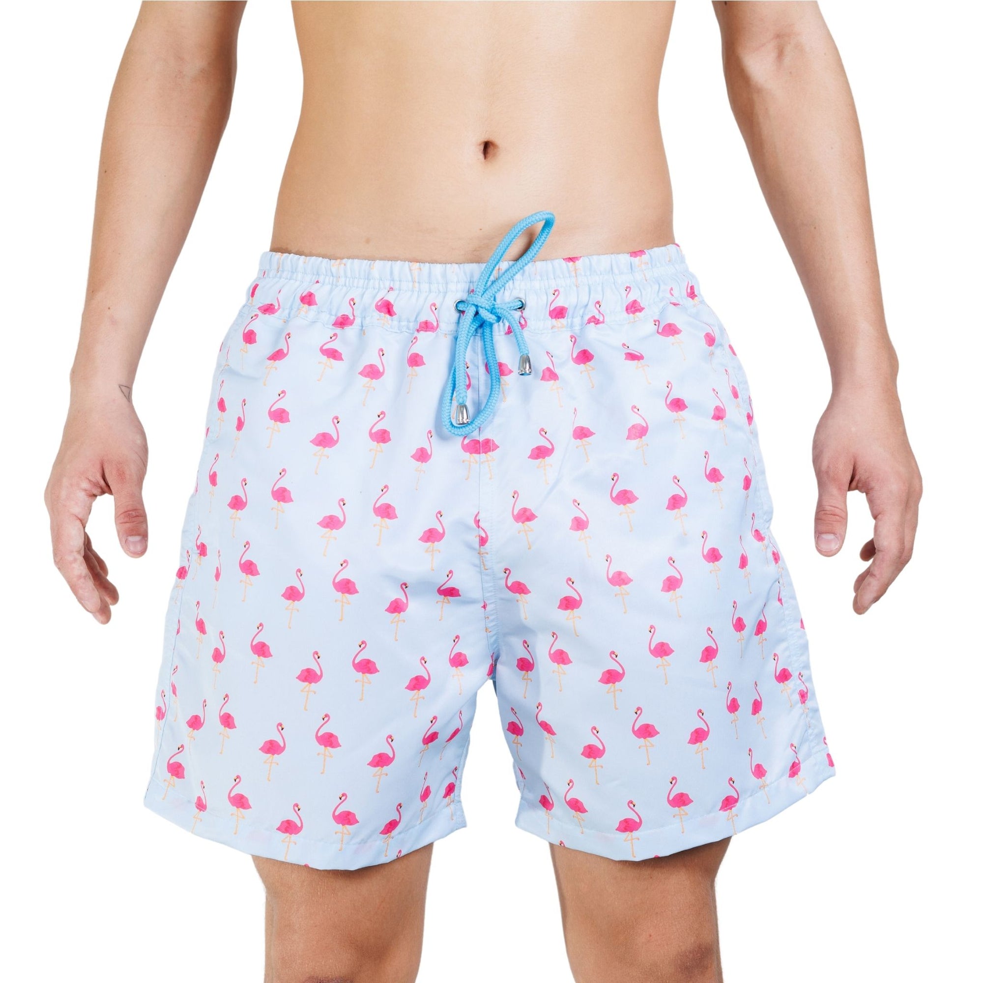 Flamingo Board Shorts - Bistro StTropez