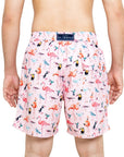 Flamingo Bird Board Short - Bistro StTropez