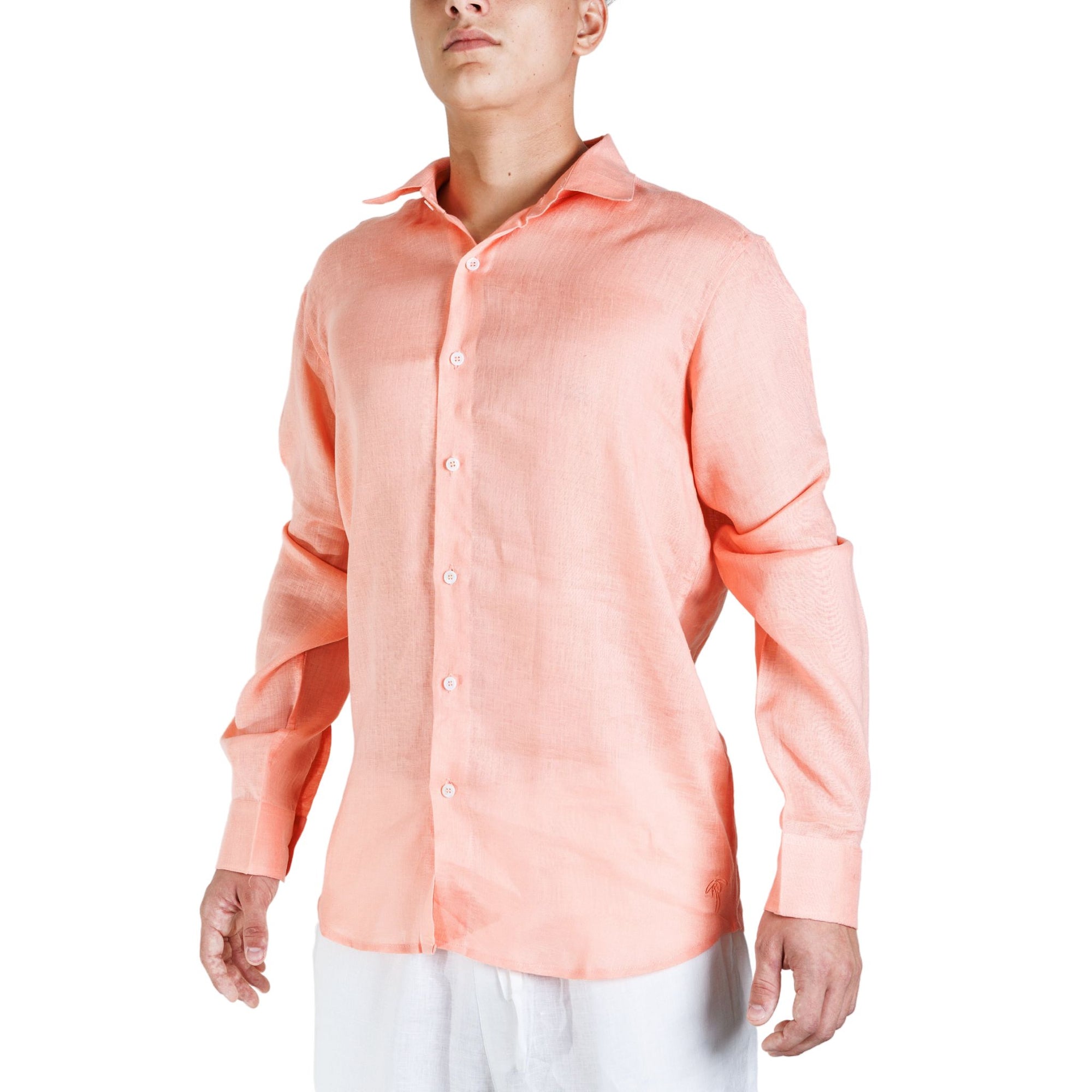 Linen Shirt Long Sleeve - Bistro StTropez