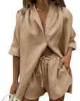 Linen Shirt and Short Combo