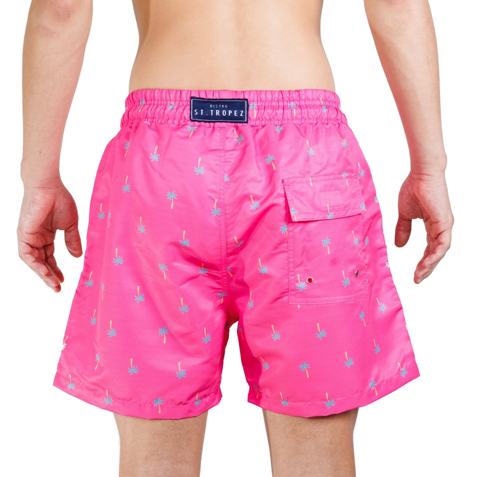 Palm Tree Board Shorts - Bistro StTropez