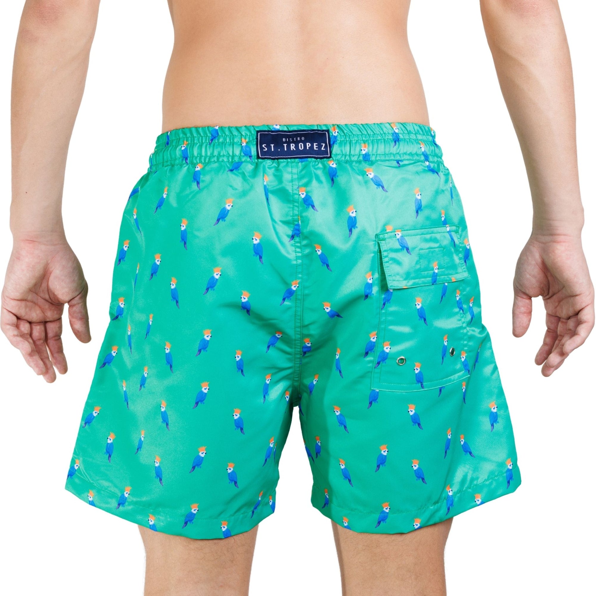 Parrot Board Shorts - Bistro StTropez