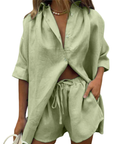 Linen Shirt and Short Combo