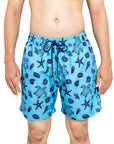 Turtle Seashell Boys Board Shorts - Bistro StTropez