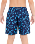 Turtle Seashell Boys Board Shorts - Bistro StTropez