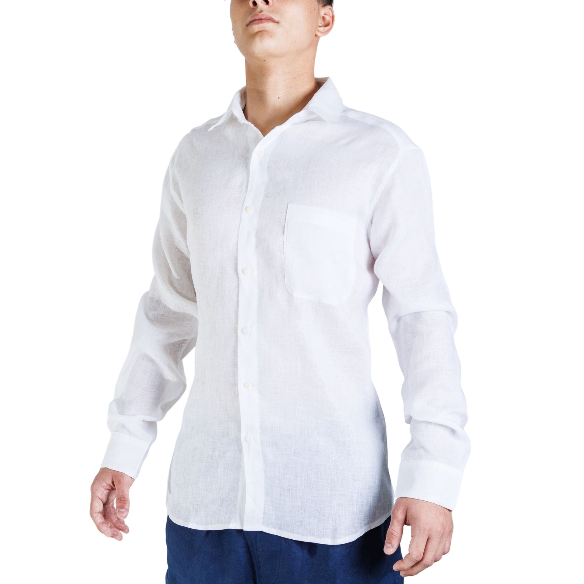 Linen Shirt Long Sleeve - Bistro StTropez