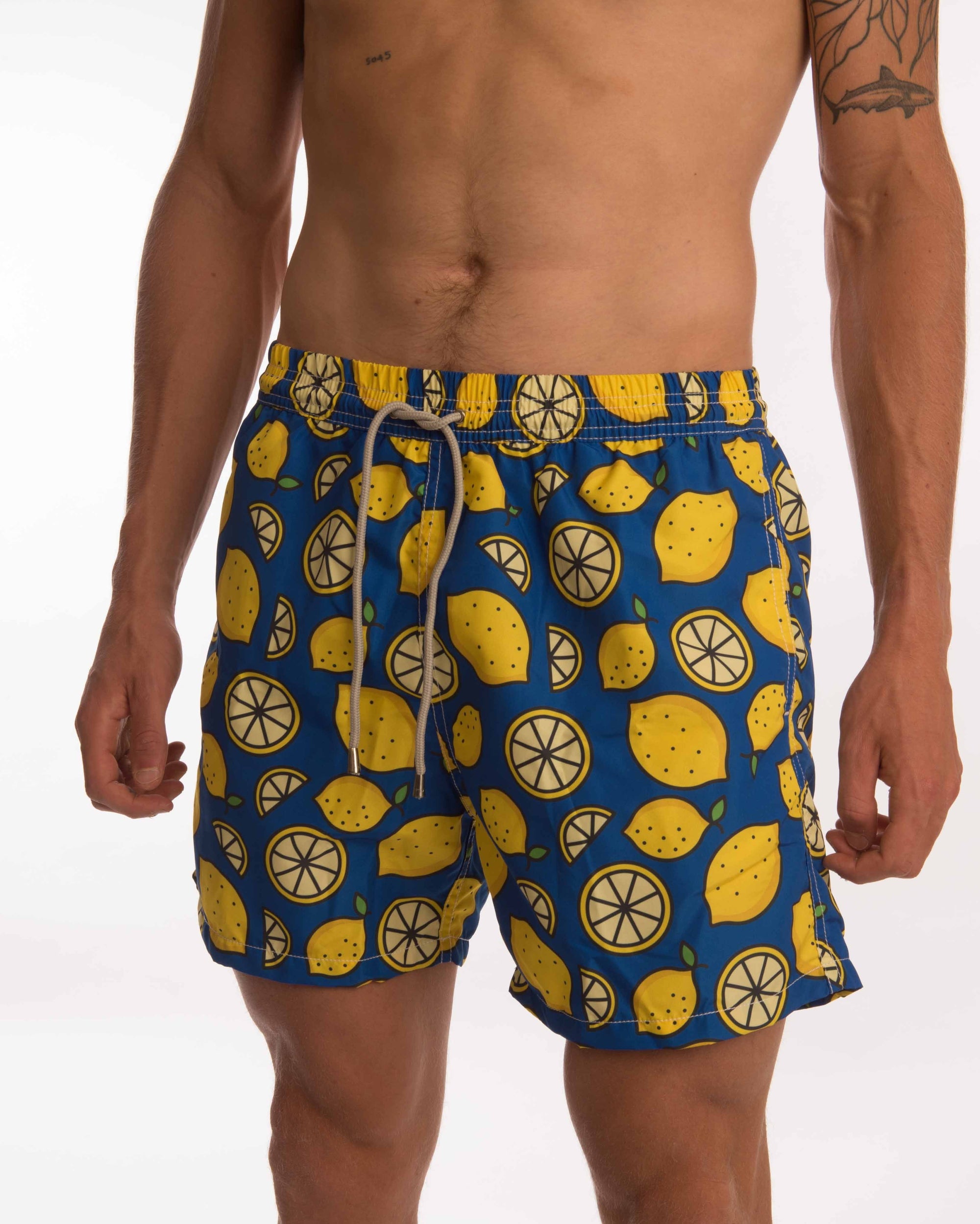 Lemon Slices Board Shorts - Bistro StTropez