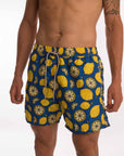 Lemon Slices Board Shorts - Bistro StTropez