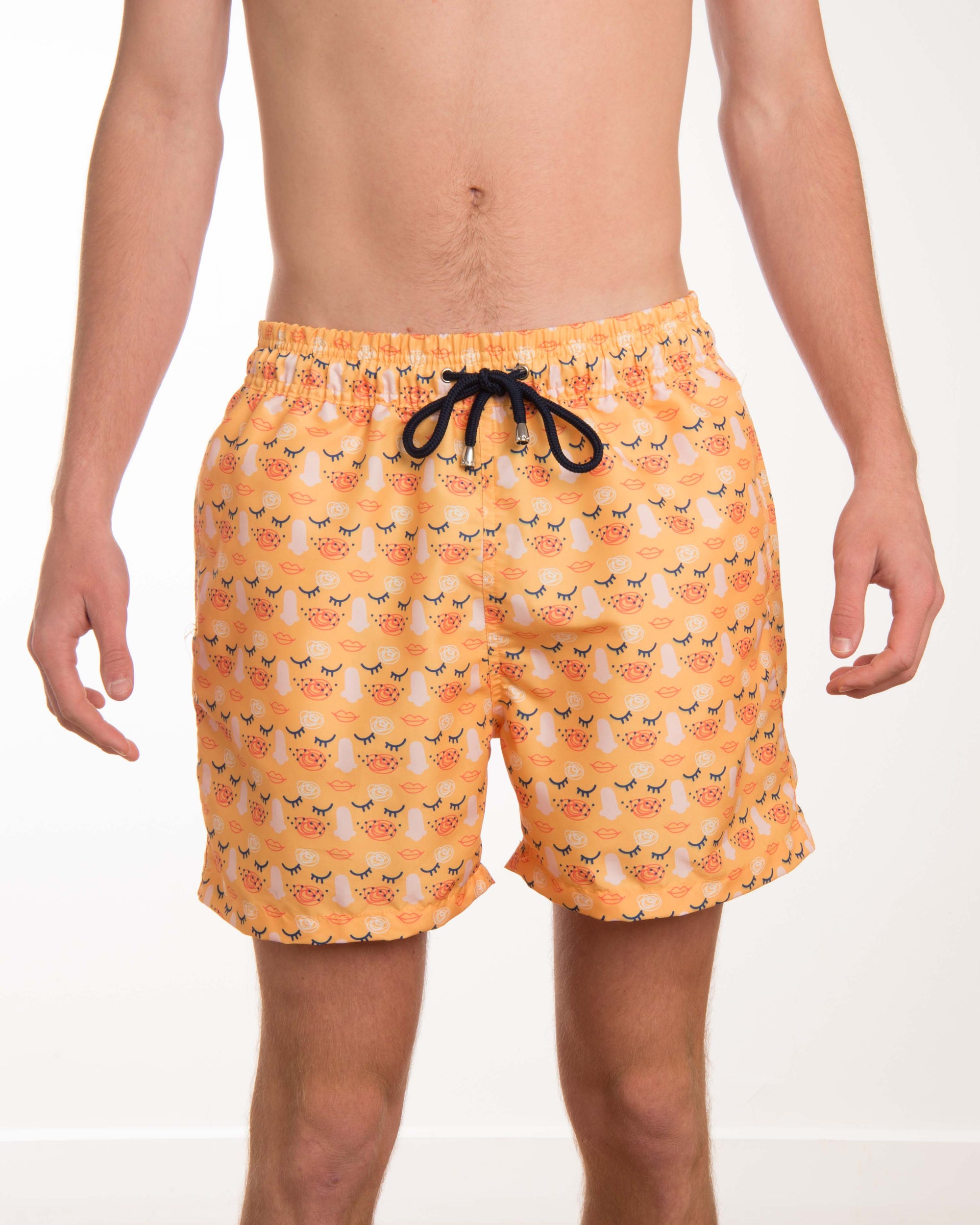 Eyes & Lips Board Shorts - Bistro StTropez