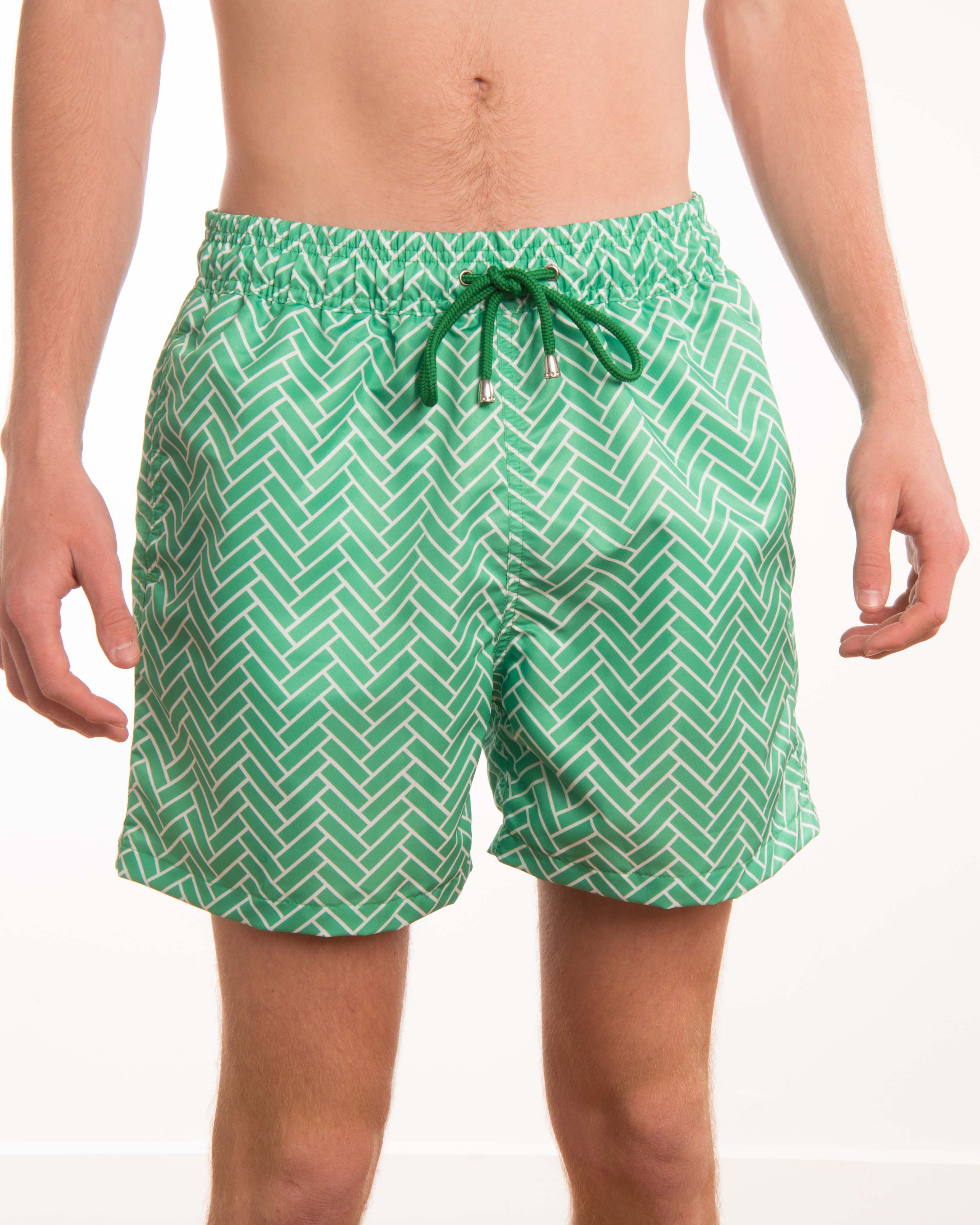 Green on sale swimming shorts