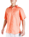 Linen Shirt Short Sleeve - Bistro StTropez