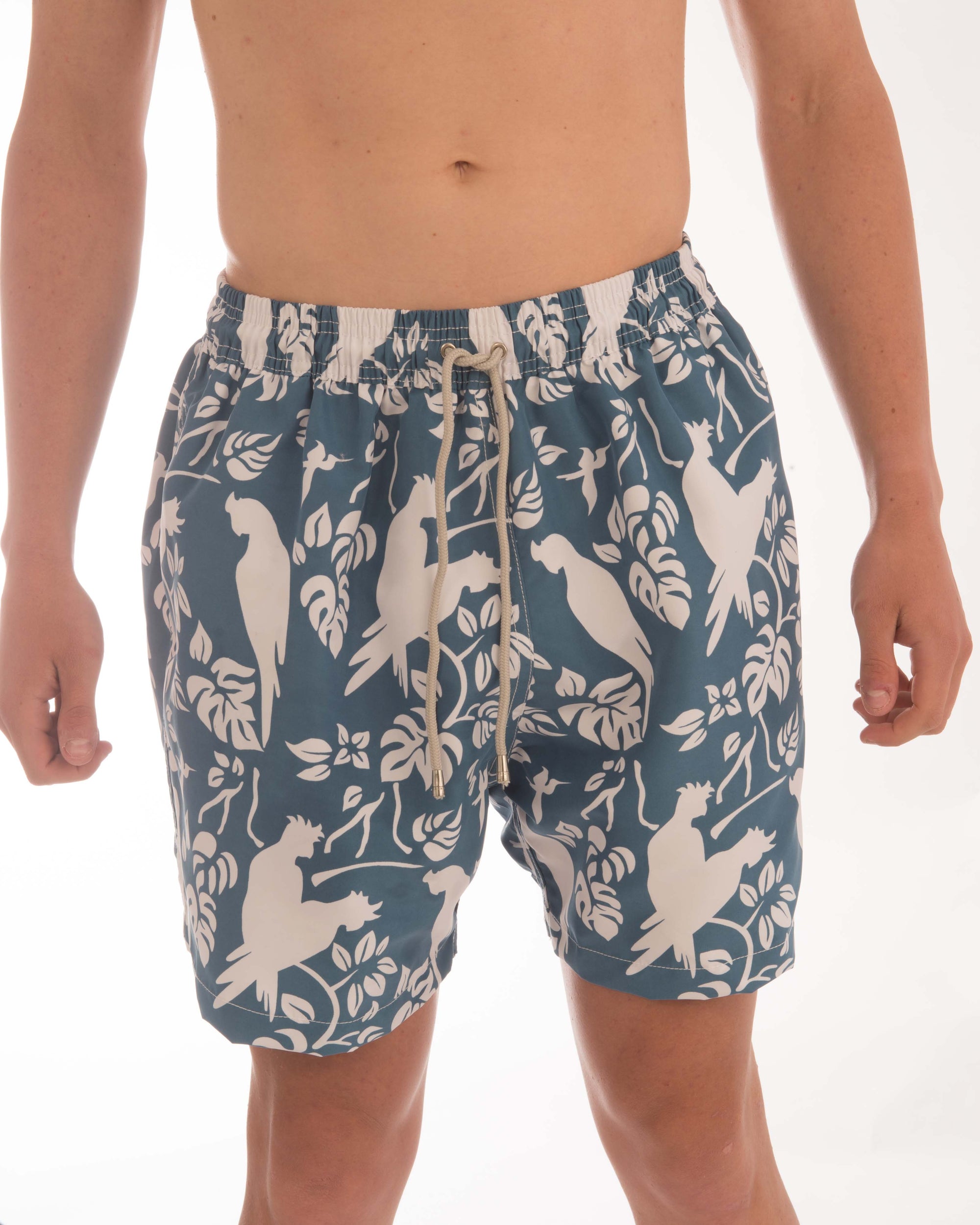 Bird Parrot Pattern Board Short (Limited Sizes) - Bistro StTropez