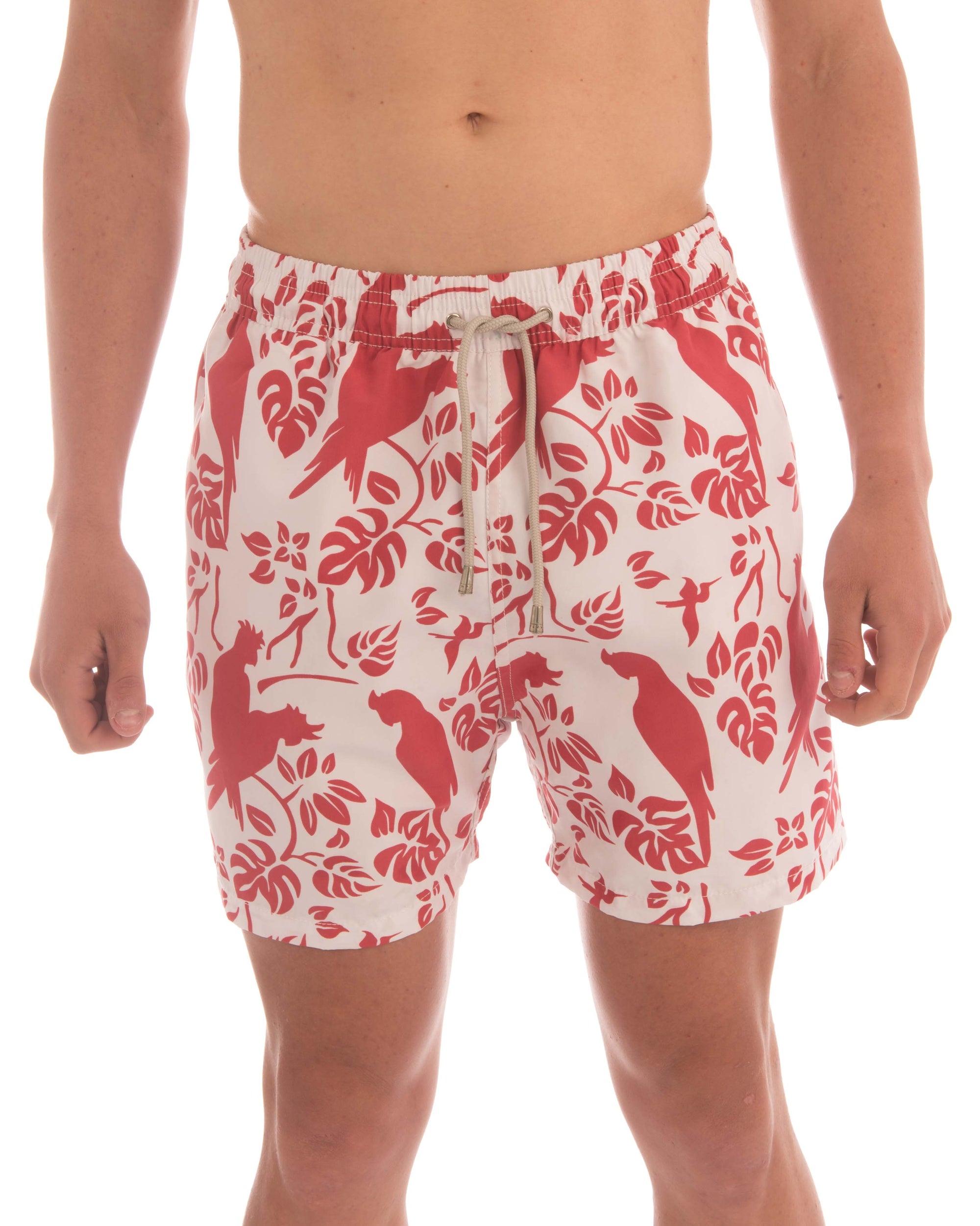 Bird Parrot Pattern Board Short (Limited Sizes) - Bistro StTropez