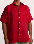 Linen Shirt Short Sleeve - Bistro StTropez