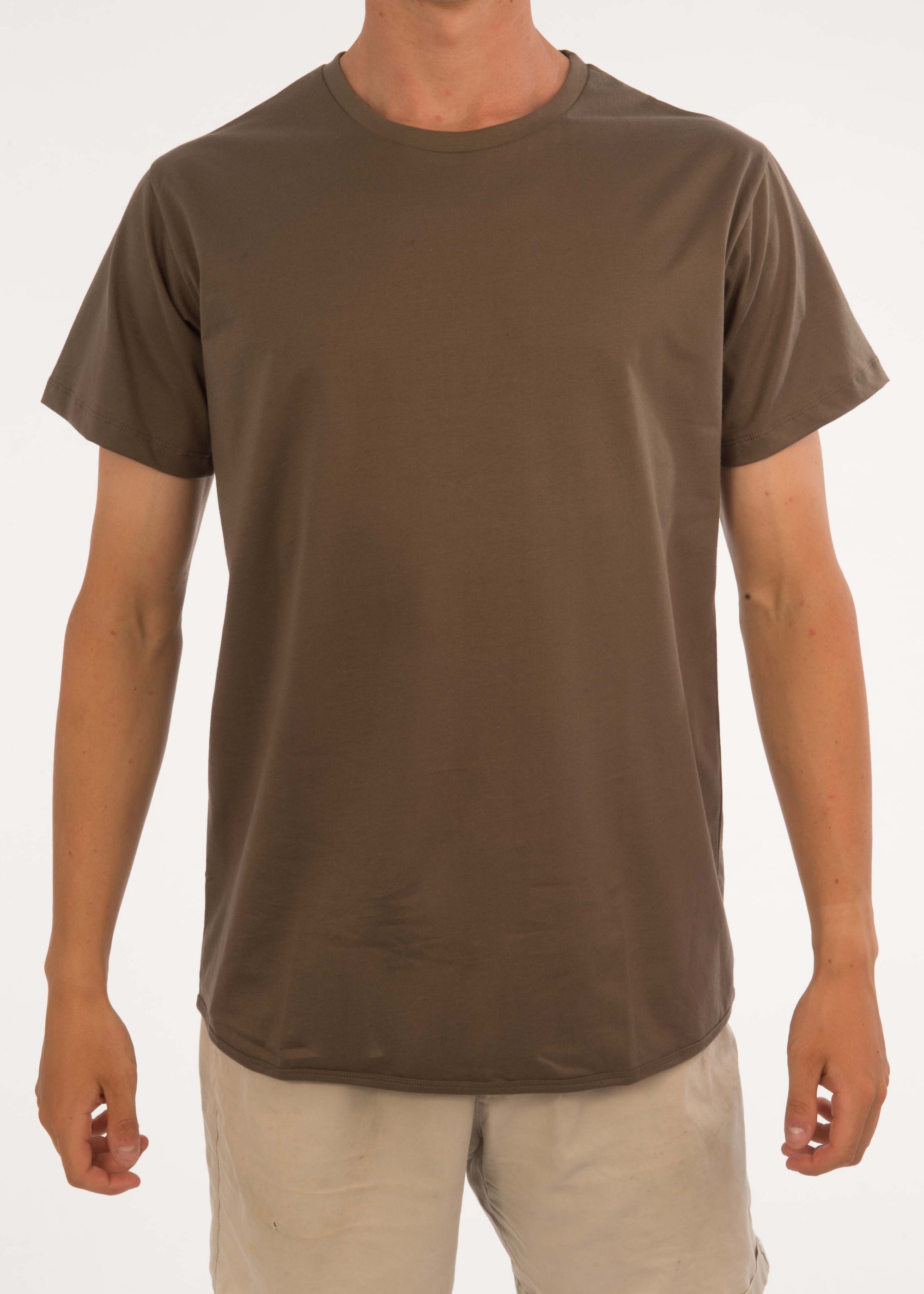 Plain Round Neck Tee - Bistro StTropez