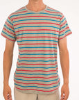 Medium Stripe Round Neck Tee - Bistro StTropez