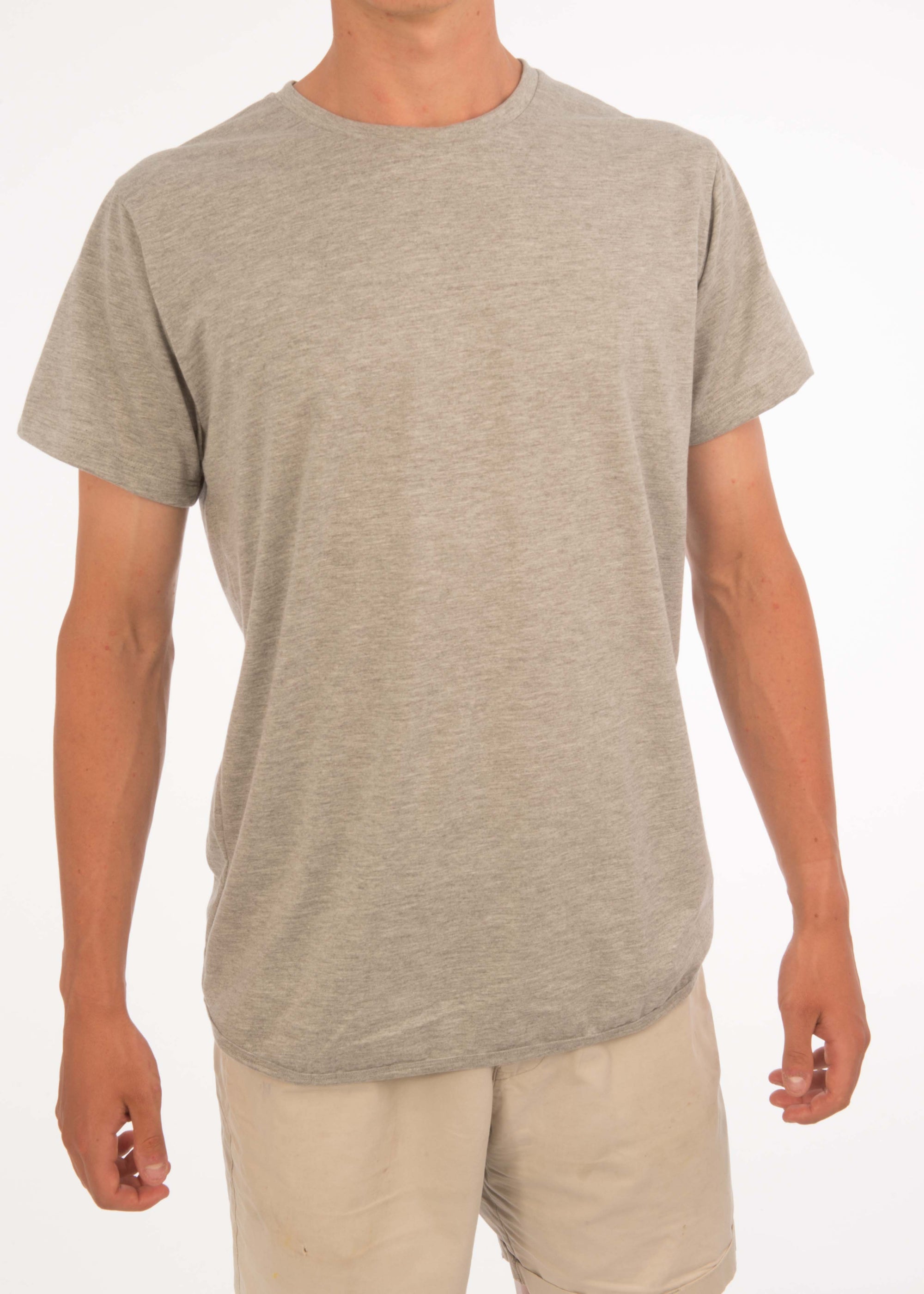 Plain Round Neck Tee - Bistro StTropez