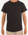 Small Stripe Round Neck Tee - Bistro StTropez