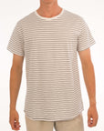 Small Stripe Round Neck Tee - Bistro StTropez