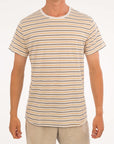 Small Stripe Round Neck Tee - Bistro StTropez