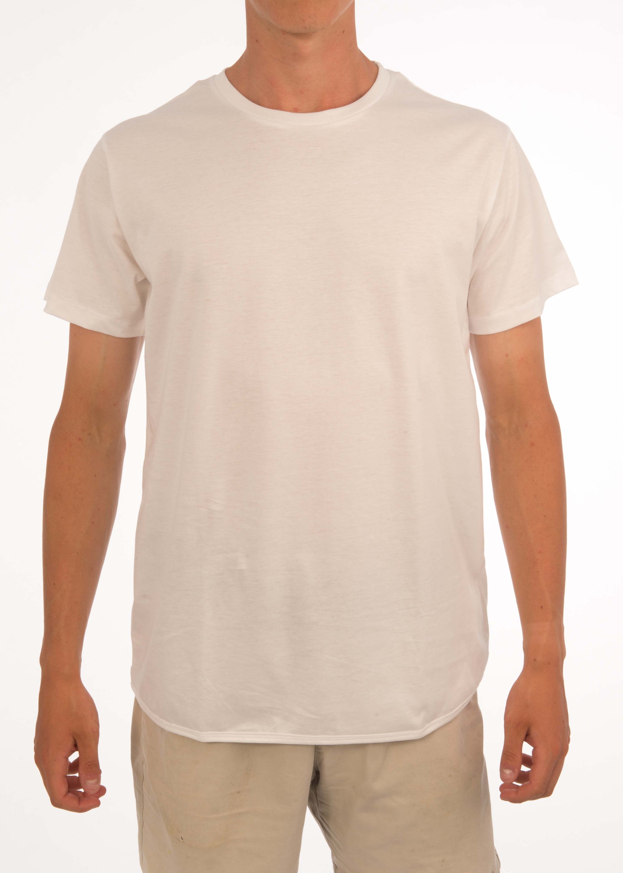 Plain Round Neck Tee - Bistro StTropez