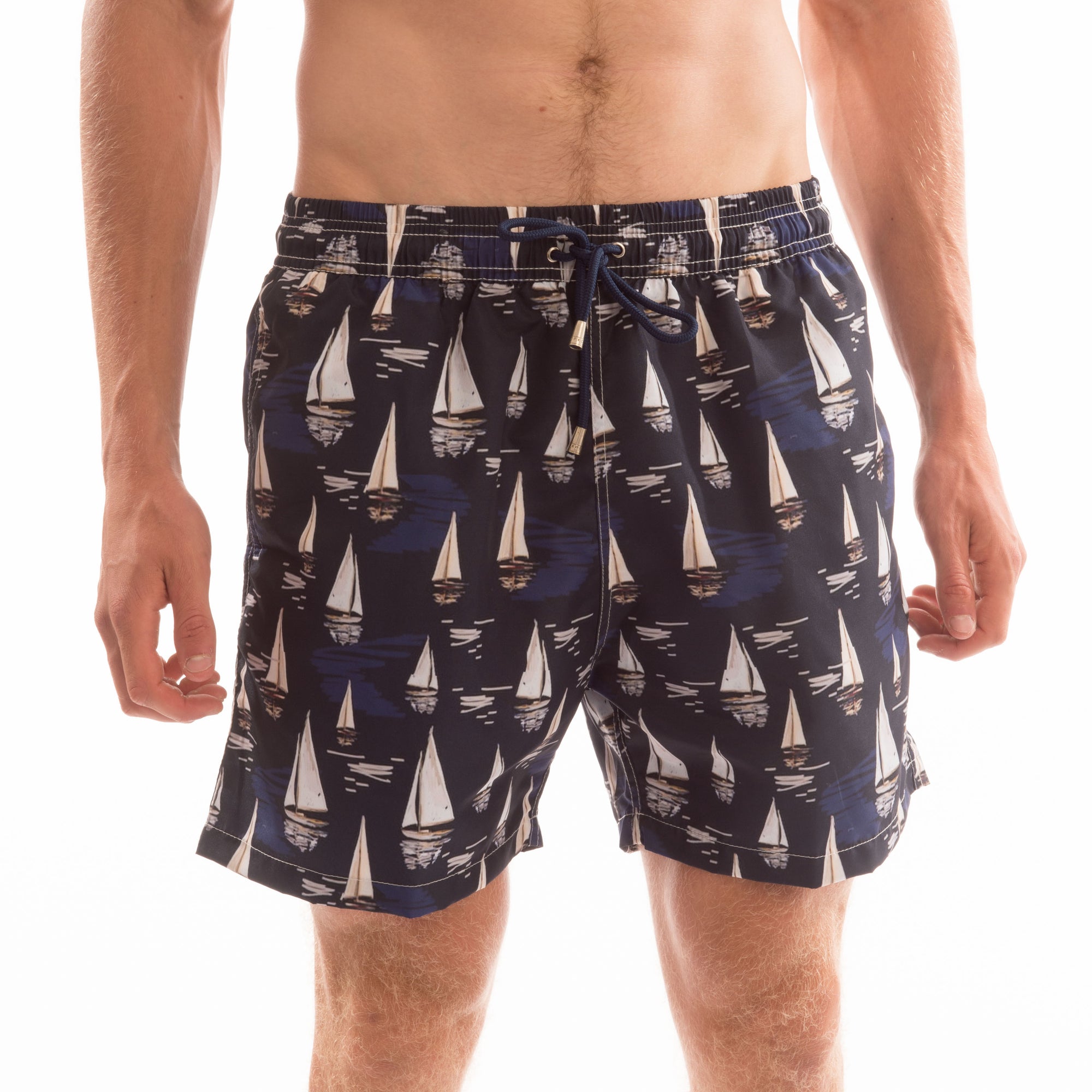 Sailboat Away Board Short - Bistro StTropez