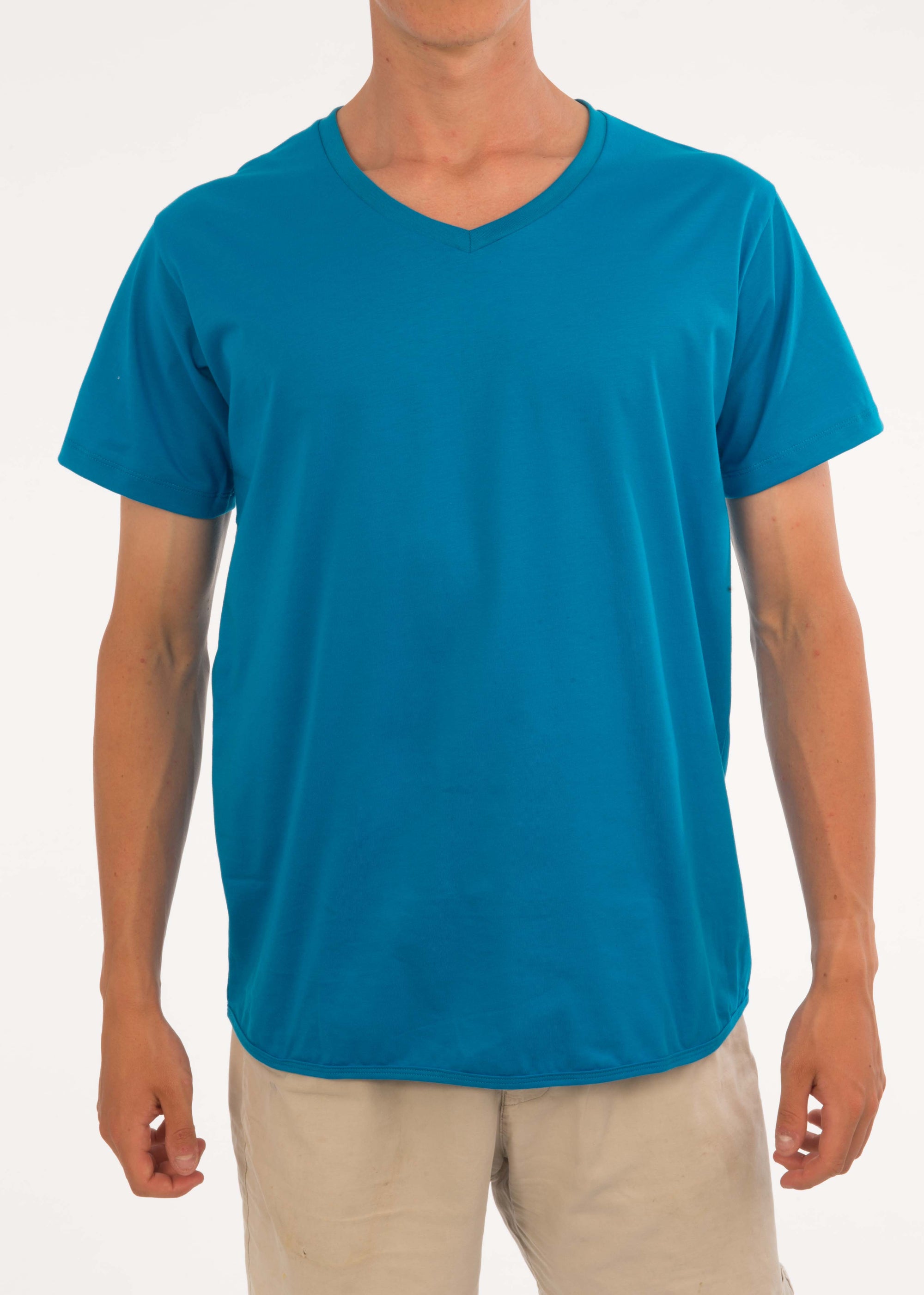 Plain V-Neck Tee - Bistro StTropez