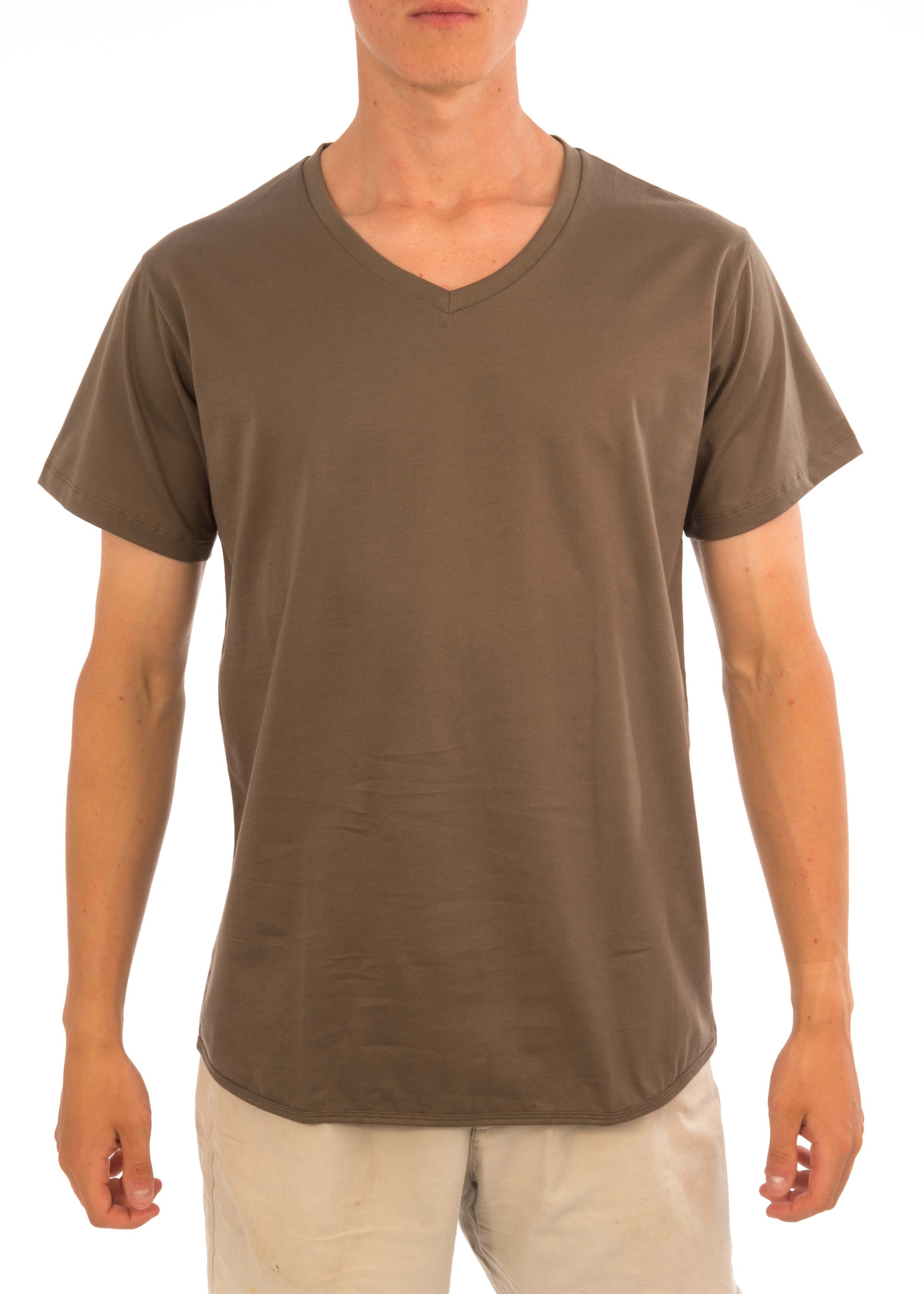 Plain V-Neck Tee - Bistro StTropez