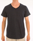Small Stripe V-Neck Tee - Bistro StTropez