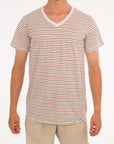 Small Stripe V-Neck Tee - Bistro StTropez