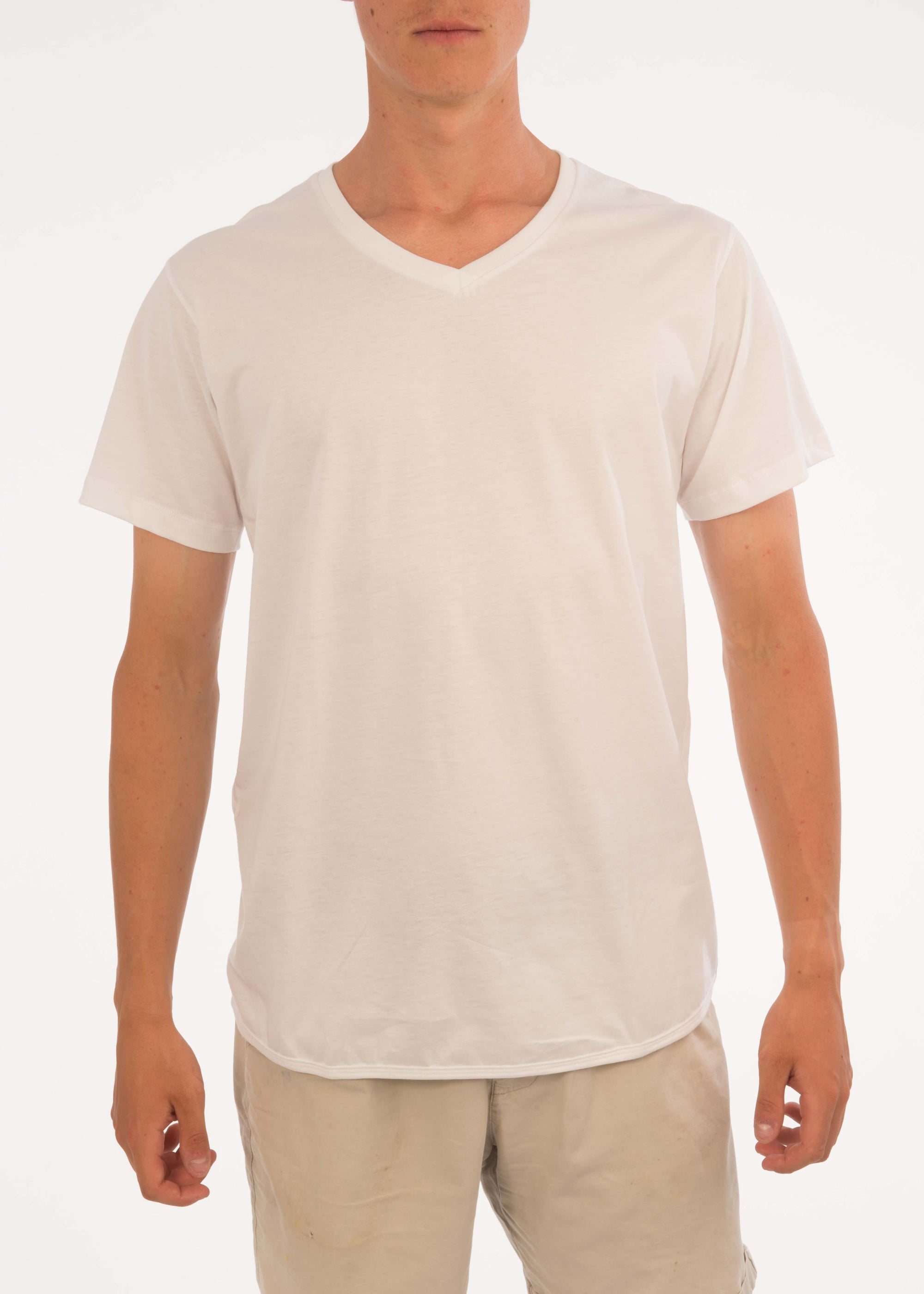 Plain V-Neck Tee - Bistro StTropez