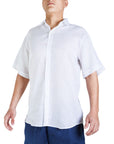 Linen Shirt Short Sleeve - Bistro StTropez